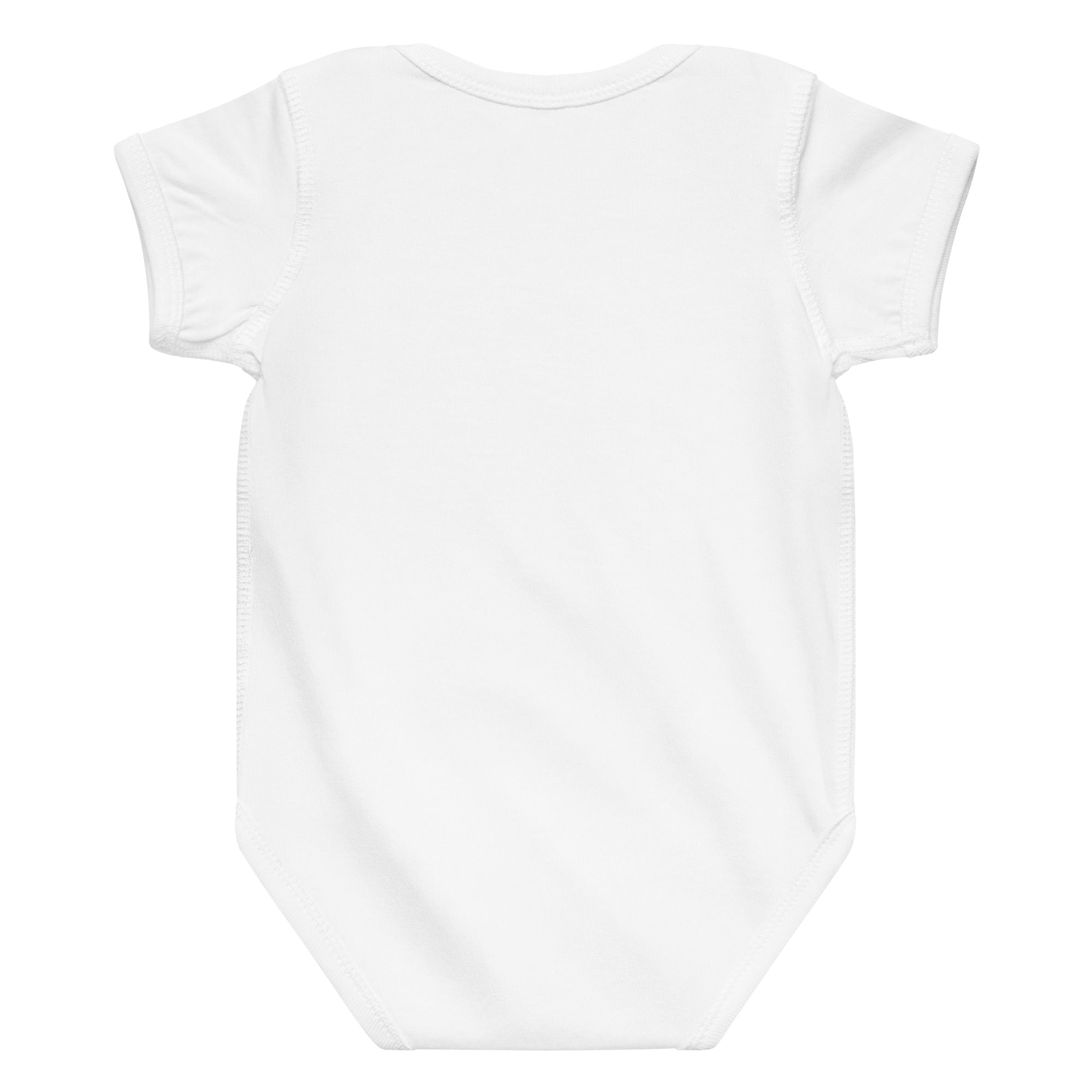 Baby jersey bodysuit Super Sistah red flowers - VivaSistah