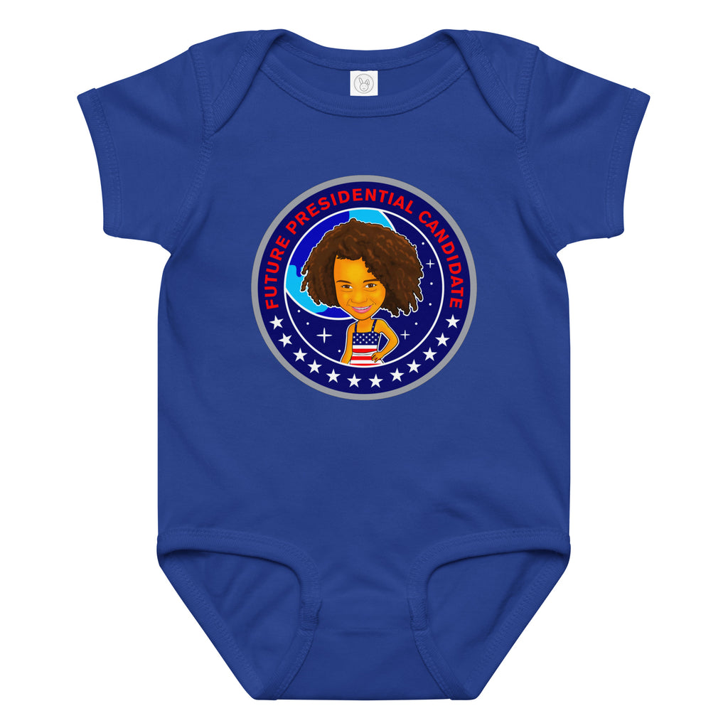 Baby jersey bodysuit Future Presidential Candidate - VivaSistah