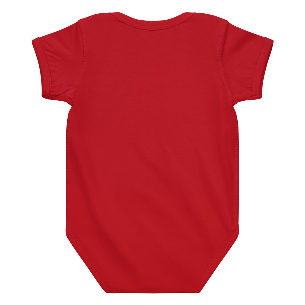 Baby jersey bodysuit Super Sistah Flying red - VivaSistah