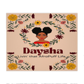 Mouse pad Daysha Livin that Afro Puff life - VivaSistah