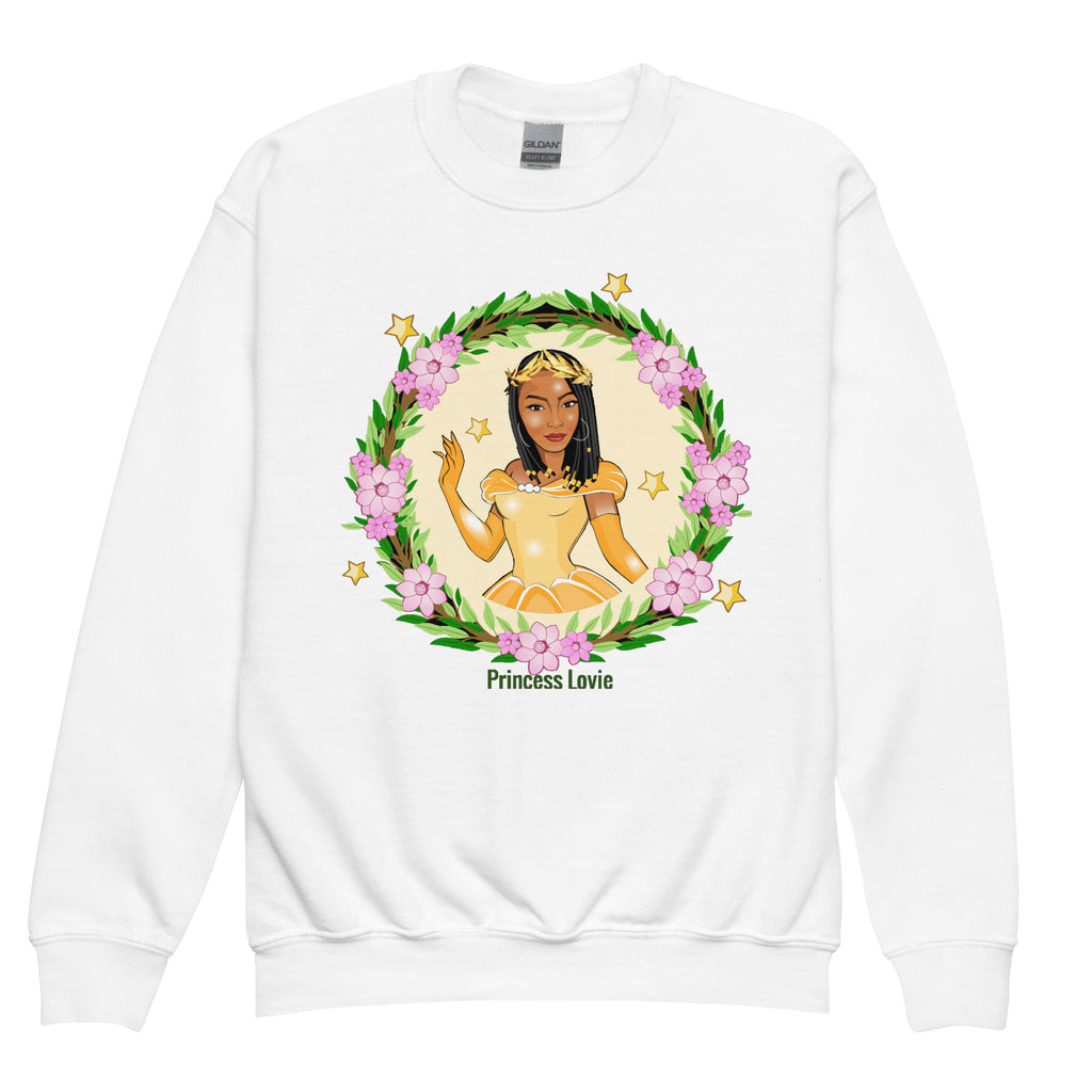 Teen Clothing — Youth lightweight hooded sweatshirt — Princess Lovie