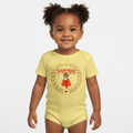 Infant & Toddlers Clothing —  ring spun cotton bodysuit — Crown Gold