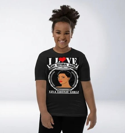 Youth T-Shirt – I Love My Natural Hair