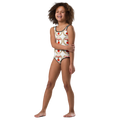 All-Over Print Kids Swimsuit - Super Sistah Crowned