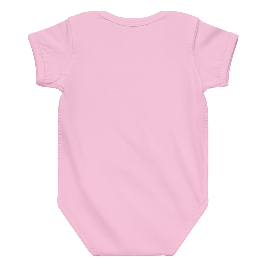 Infant & Toddlers Clothing — cotton baby jersey bodysuit —Super Sistah Burgundy diamond