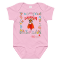 Infant bodysuit Super Sistah easter trim
