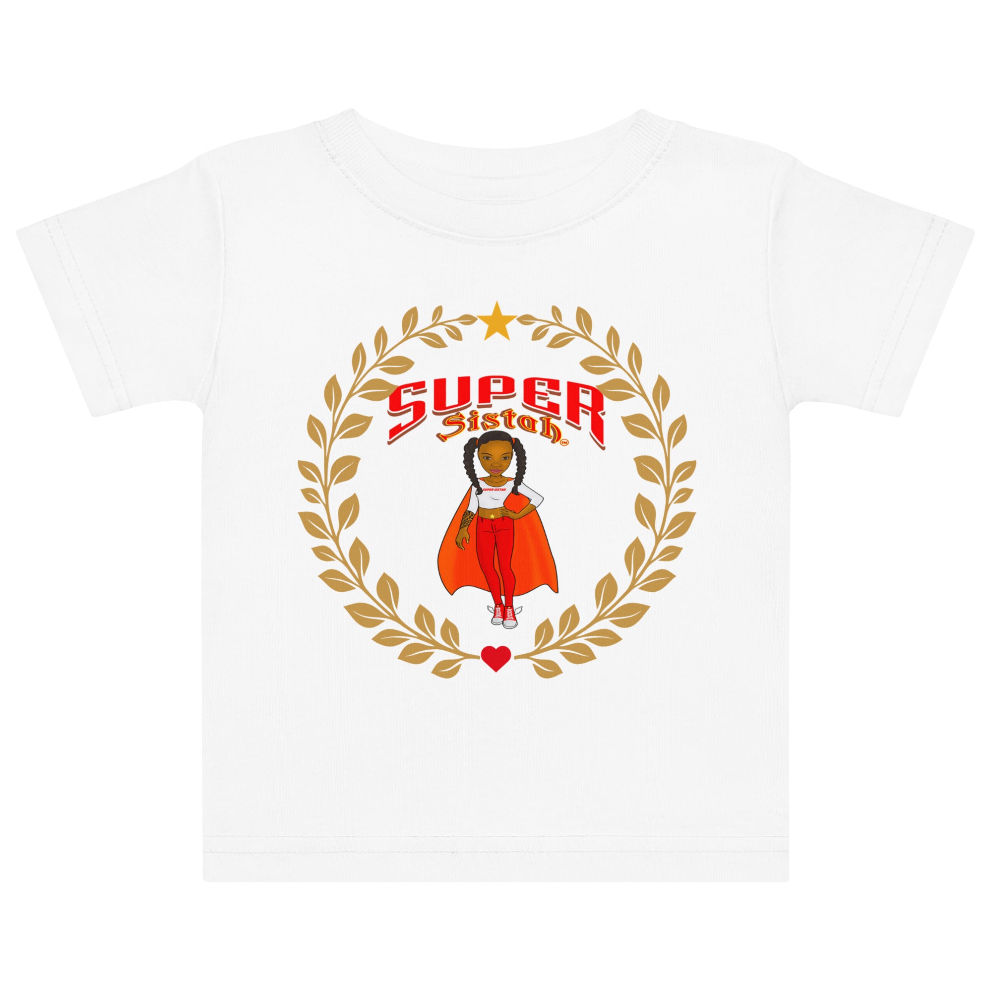 Infant & Toddler Clothing — cotton regular fit t-shirt — Super Sistah Gold
