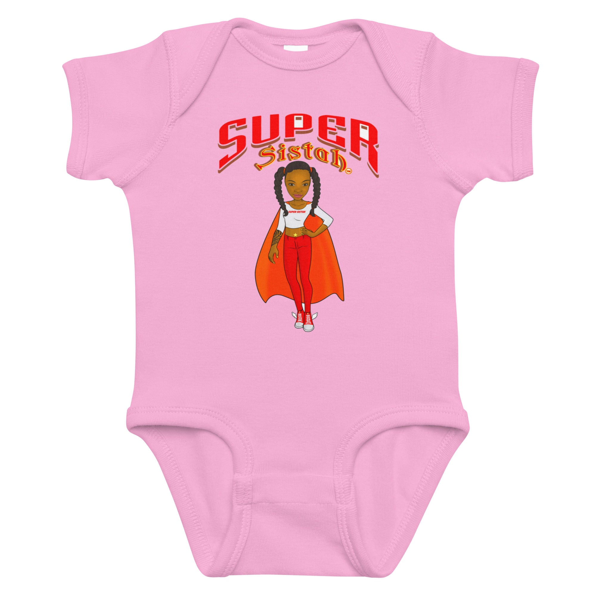 Infant & Toddlers Clothing — ringspun cotton bodysuit — Super Sistah Circa