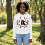 Teen Clothing — cotton regular fit long sleeve t-shirt  — Viva Ebonie Jade Flowers