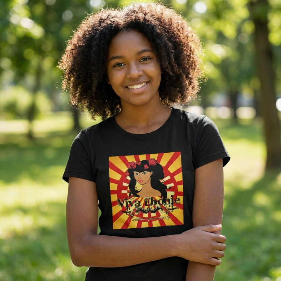 Teen Clothing — cotton relaxed fit — I Love My Natural Hair T-shirt