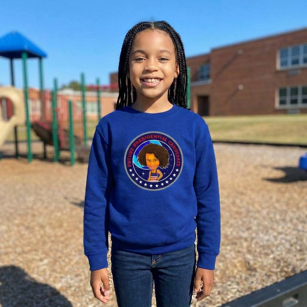 Kids & Big Kids Clothing — fleece crew neck sweatshirt — Future Prez