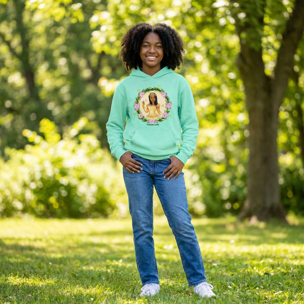 Teen Clothing — Garment-Dyed Heavyweight T-Shirt - Princess Lovie