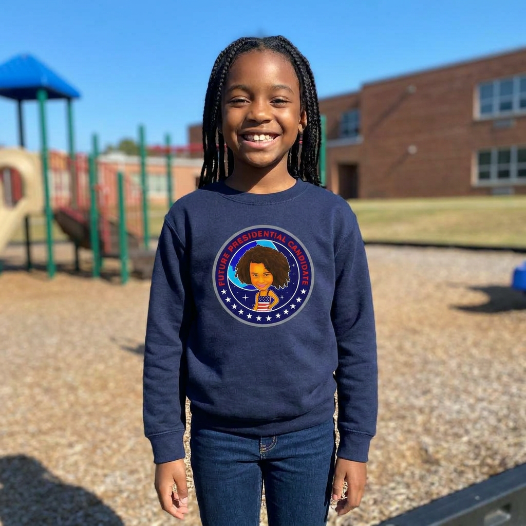 Kids & Big Kids Clothing — fleece crew neck sweatshirt — Future Prez
