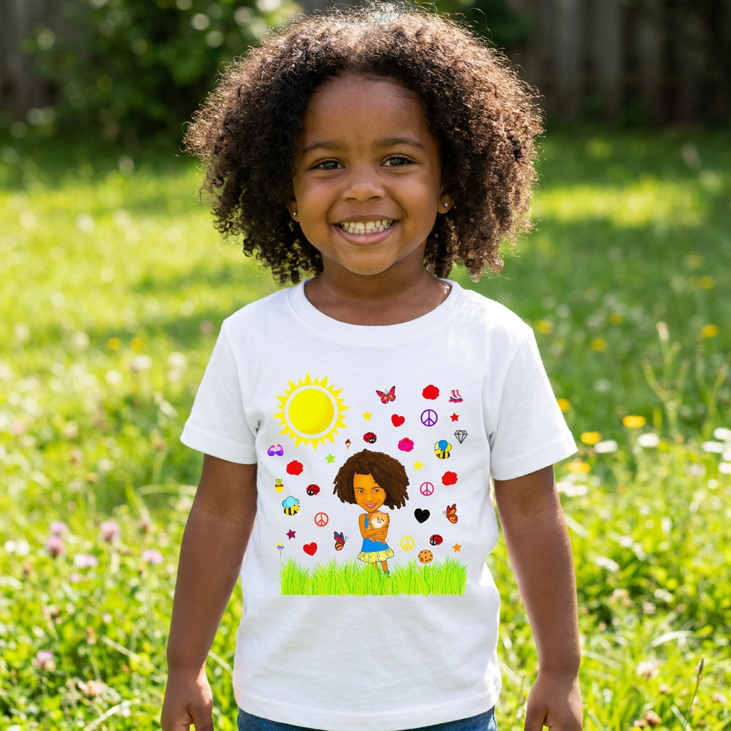 Infant & Toddler Clothing —  cotton jersey relaxed fit short sleeve t-shirt — Secoiya sun