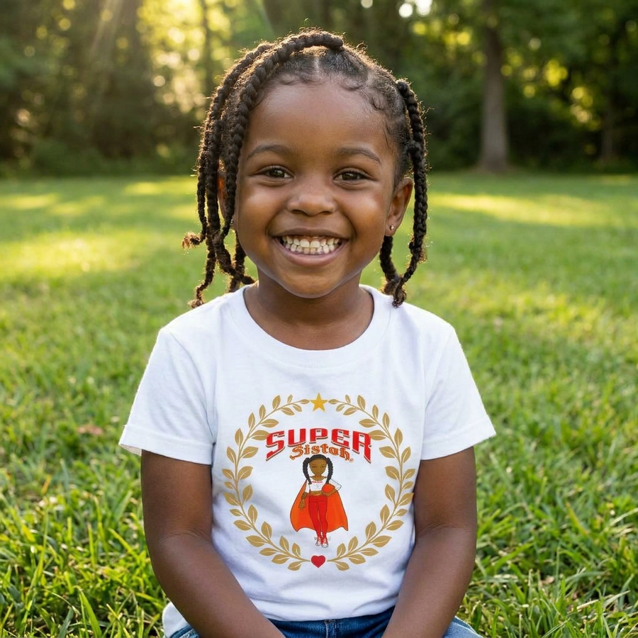 Infant & Toddler Clothing — cotton regular fit t-shirt — Super Sistah Gold