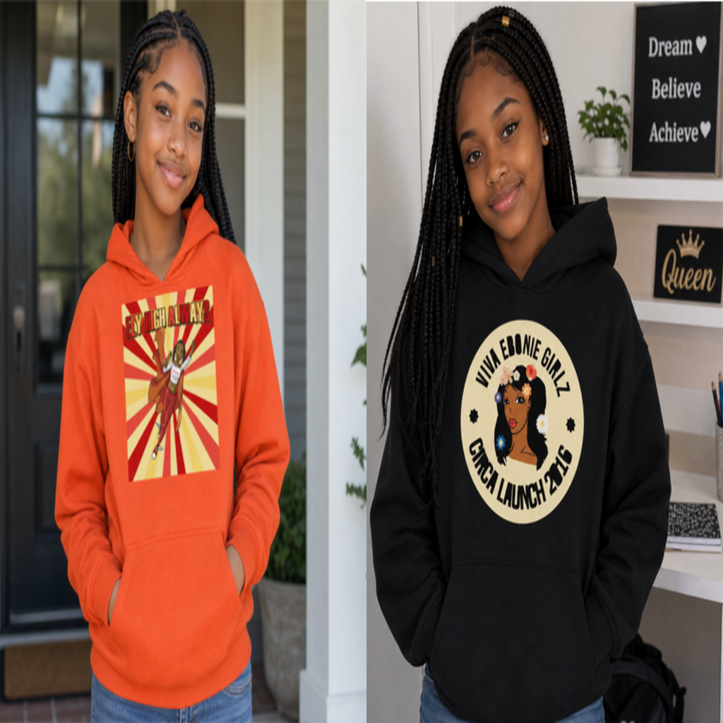 Teen Clothing — heavy blend hoodie midweight fleece — Viva Ebonie Girlz