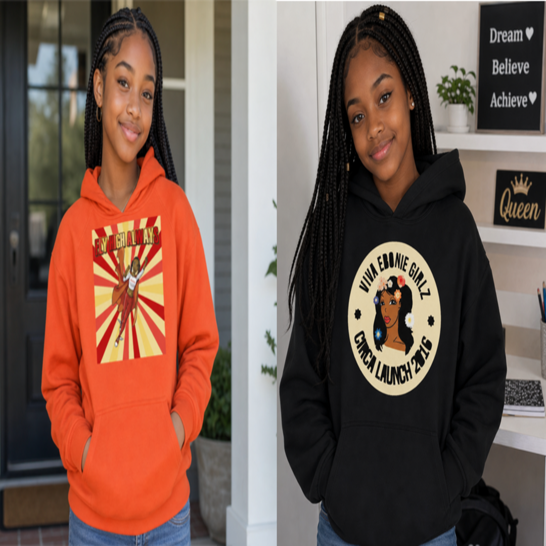 Teen Clothing — heavy blend hoodie midweight fleece — Viva Ebonie Girlz
