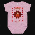 Infant & Toddlers Clothing — cotton baby jersey bodysuit —Super Sistah Burgundy diamond