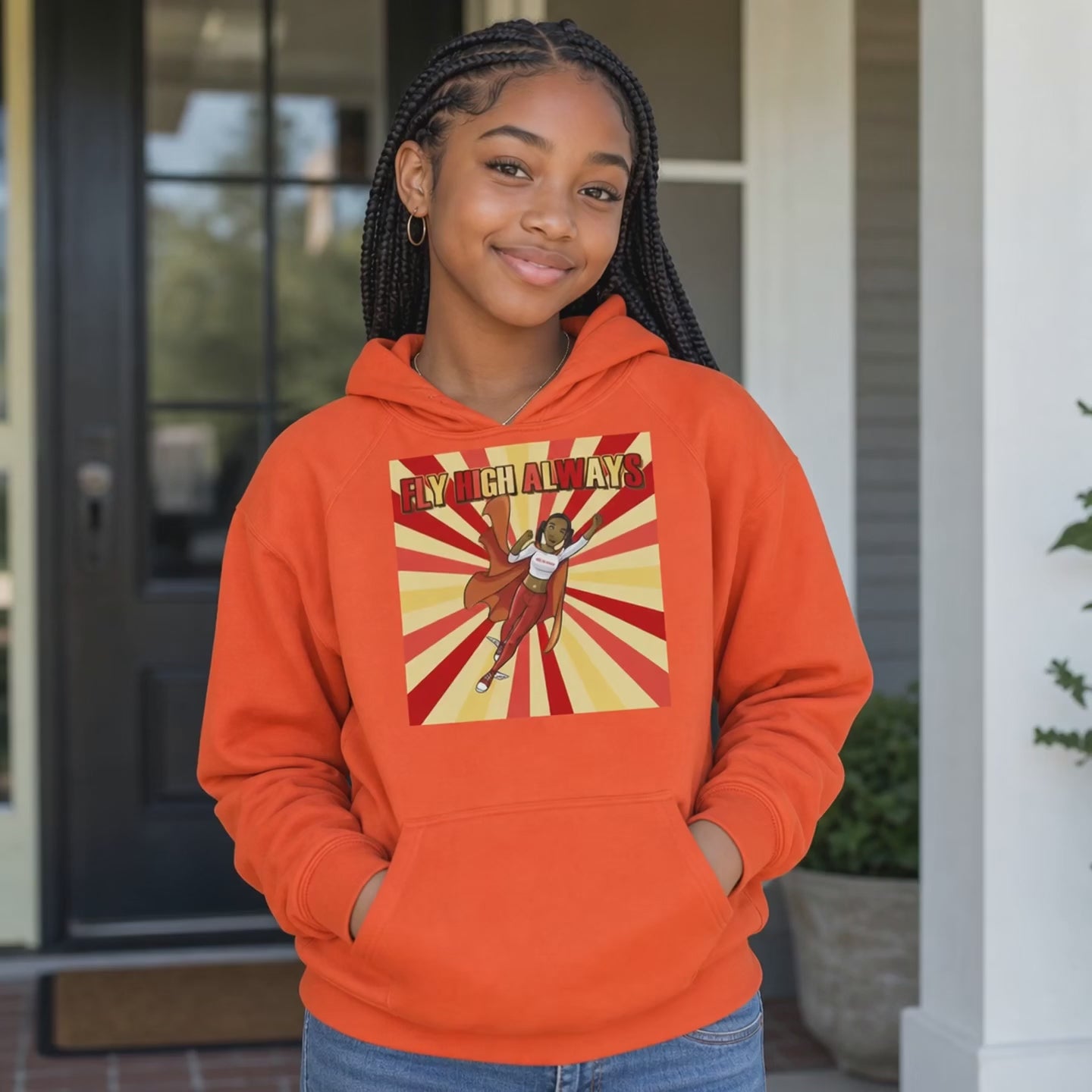 Kids & Big Kids Clothing — eco hoodie raglan sleeves  — Super Sistah FNH