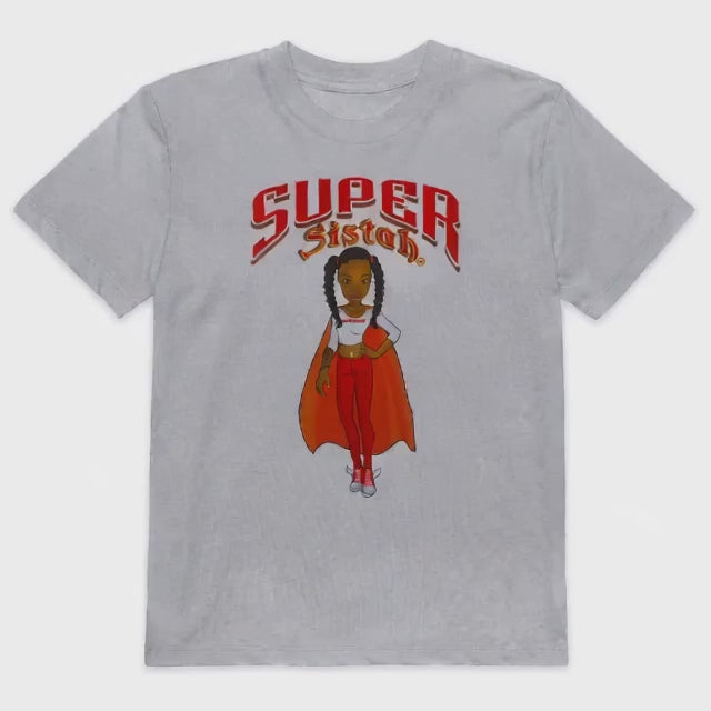 Kids & Big Kids - Organic cotton kids t-shirt - Super Sistah