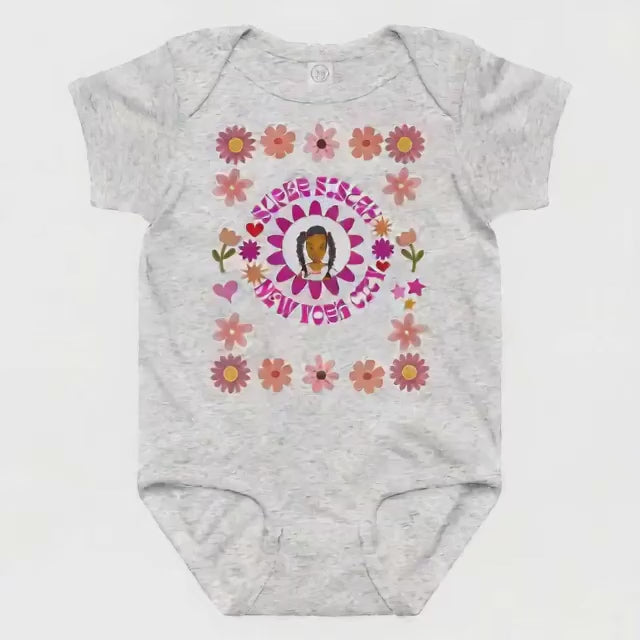 Infants & Toddlers - ringspun cotton baby jersey bodysuit - Super Sistah NYC