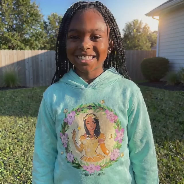 Teen Clothing — Garment-Dyed Heavyweight T-Shirt - Princess Lovie