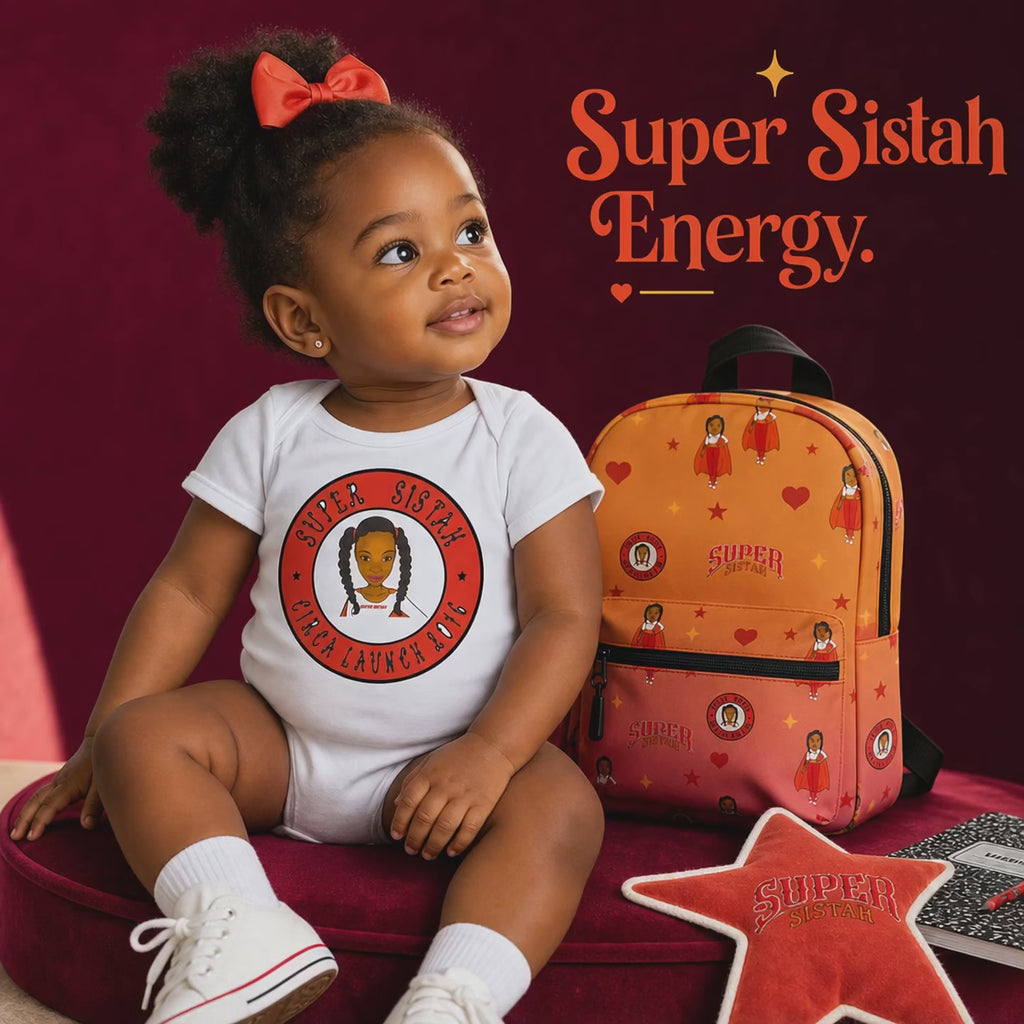 Backpack —  Super Sistah hearts logo