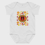 Infant & Toddlers Clothing —  ring spun cotton snap bodysuit —  Super Sistah Circa green