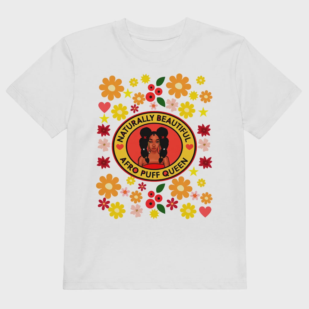 Kids & Big Kids - Organic ring-spun cotton kids t-shirt medium fit - Taya Flowers