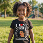 Kids & Big Kids - Organic cotton medium fit t-shirt - Afrika I love My Natural Hair