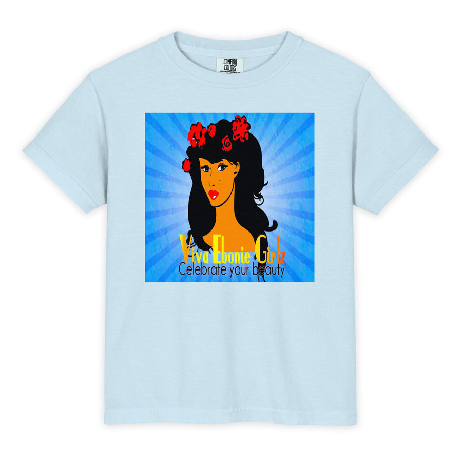 Teen Clothing — Garment-Dyed Heavyweight cotton t-shirt — Chantay Blue Burst