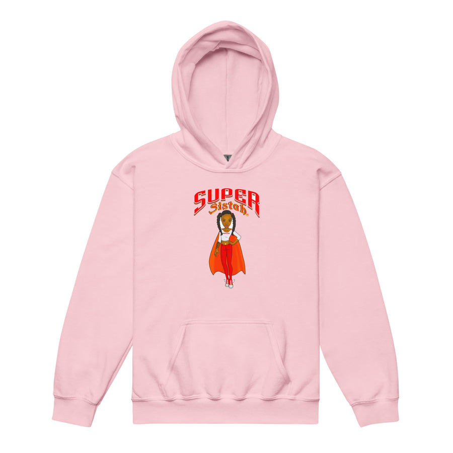 Teen Clothing heavy blend hoodie - Super Sistah front & back design