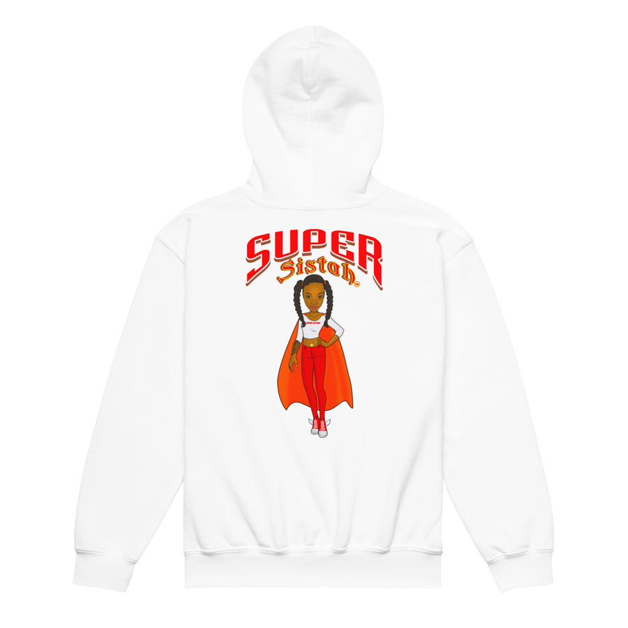 Teen Clothing - Youth heavy blend hoodie - Super Sistah