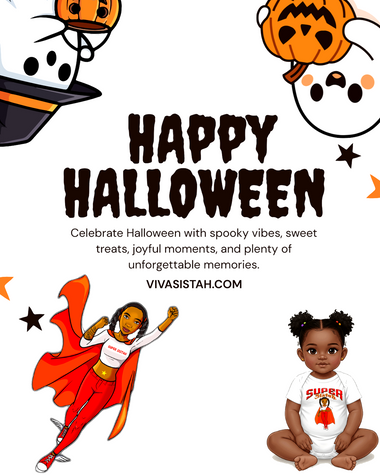 Super Sistah Halloween graphic